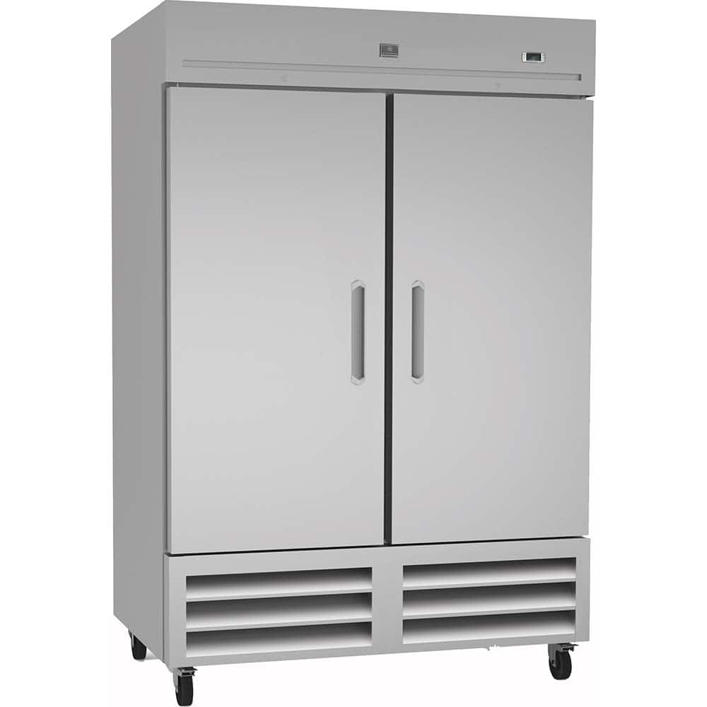 Kelvinator - Refrigerators; Capacity: 49 Cu Ft ; Color: Stainless Steel ; Style: Upright ; Width (Inch): 54 ; Depth (Inch): 33 ; Height (Inch): 82-1/2 - Exact Tool & Supply