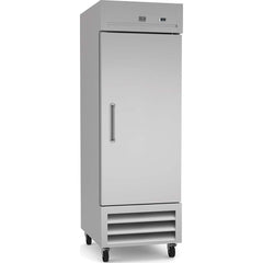 Kelvinator - Refrigerators; Capacity: 23 Cu Ft ; Color: Stainless Steel ; Style: Upright ; Width (Inch): 27 ; Depth (Inch): 33 ; Height (Inch): 82-1/2 - Exact Tool & Supply