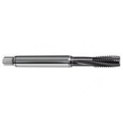 M8x1.0 6H 3-Flute PM Cobalt Semi-Bottoming 10 degree Spiral Flute Tap-TiAlN - Exact Tool & Supply