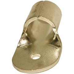 Burndy - Ring Terminals; Terminal Type: Ring Tongue ; Insulation Type: NonInsulated ; Connection Type: Compression ; Compatible Wire Size (AWG): 1 ; Stud Size (Inch): 3/4 ; Color: Tin - Exact Tool & Supply