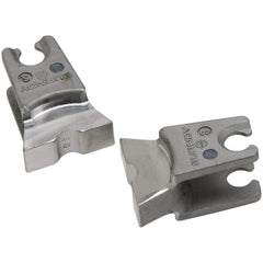 Burndy - Crimper Dies; Tool Type: W-Die ; Size: 3/8" ; Color: Green ; For Use With: MD6; MD7 Mechanical; Y500CTHS Hydraulic; PAT600 and PATMD Battery Actuated Crimpers - Exact Tool & Supply