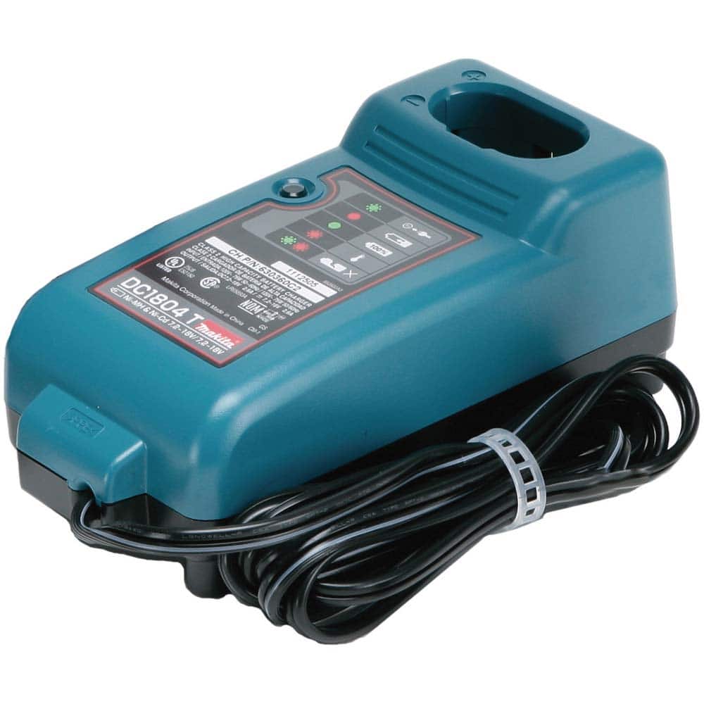 Burndy - Power Tool Chargers; Voltage: 120 ; Battery Chemistry: NiMH ; Number of Batteries: 0 ; For Use With 1: Makita 18 V NiMH Batteries ; Time to Charge (Minutes): 45.00 ; Battery Included: No - Exact Tool & Supply