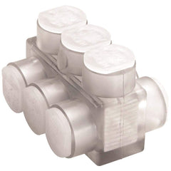 Burndy - Split Bolt Connectors; Connector Material: Aluminum ; Maximum Compatible Wire Size (AWG): 3 ; Maximum Compatible Wire Size (kcmil): 250 ; Minimum Compatible Wire Size (AWG): 8 (Aluminum); 10 (Copper) ; Compatible Wire Type: Aluminum; Copper ; Ba - Exact Tool & Supply