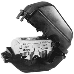 Burndy - Gutter Taps; Material Type: Aluminum ; Contact Plating: Tin ; Rating: RoHS Compliant; UL 486A-486B - Exact Tool & Supply