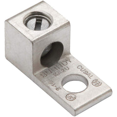 Burndy - Ring Terminals; Terminal Type: Rectangle ; Insulation Type: NonInsulated ; Connection Type: Lug ; Compatible Wire Size (kcmil): 500-1000 ; Stud Size (Inch): 1/2 ; Color: Copper - Exact Tool & Supply