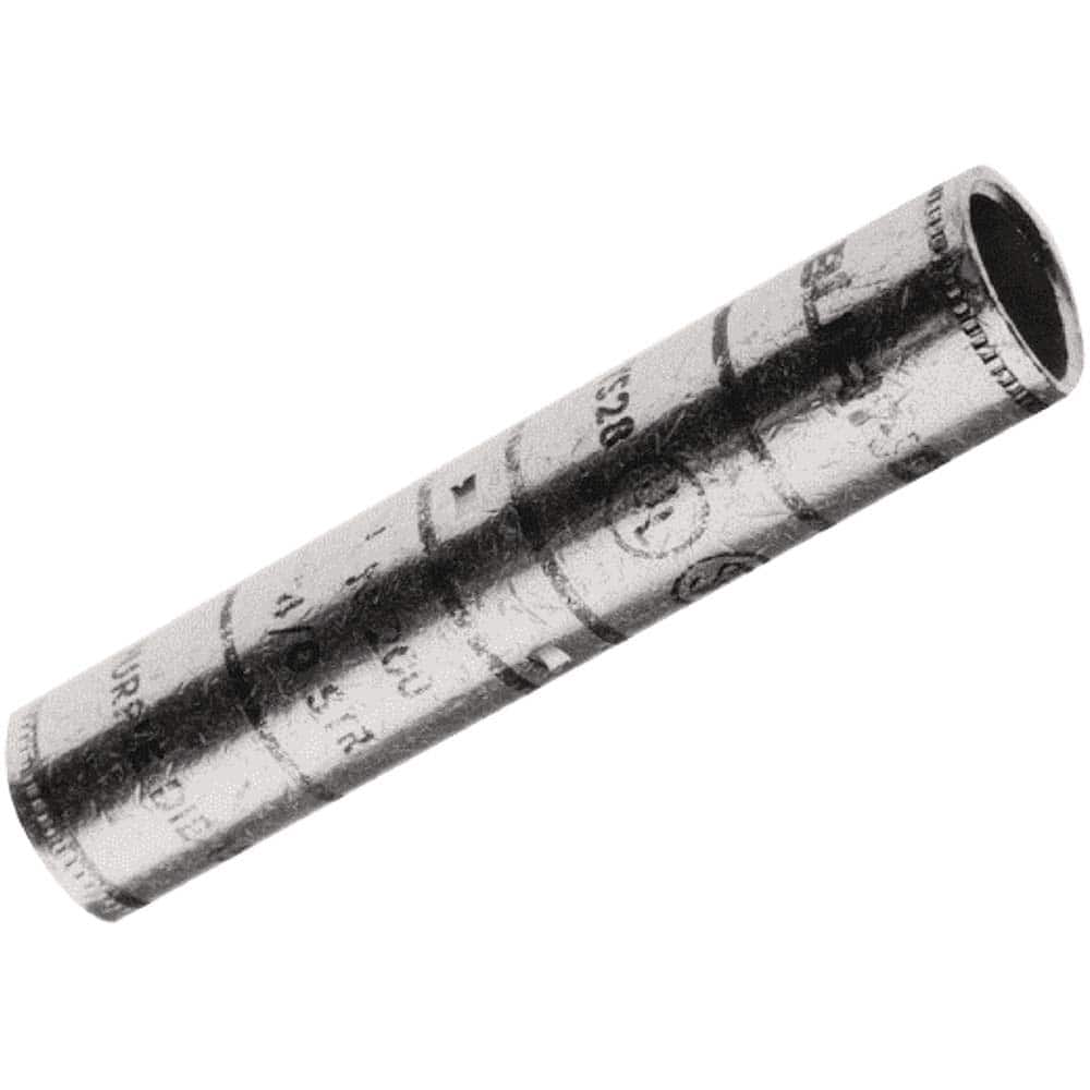 Burndy - Butt Splice Terminals; Insulation Type: NonInsulated ; Insulation Material: NonInsulated ; Connection Type: Compression ; Compatible Wire Size (kcmil): 500 ; Color: Brown ; Overall Length (mm): 124.714 - Exact Tool & Supply