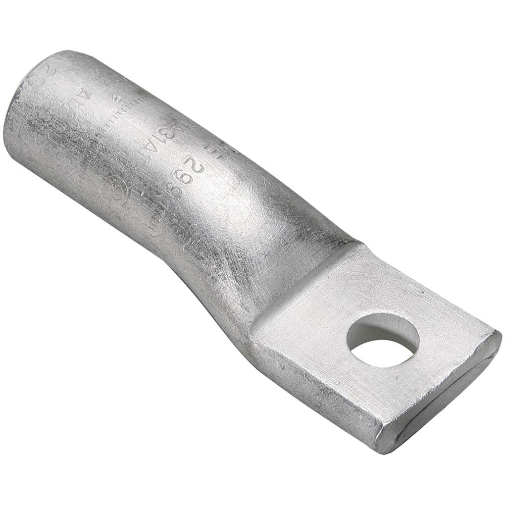 Burndy - Ring Terminals; Terminal Type: Rectangle ; Insulation Type: NonInsulated ; Connection Type: Compression ; Compatible Wire Size (AWG): 2/0 ; Stud Size (Inch): 1/2 ; Color: Olive - Exact Tool & Supply