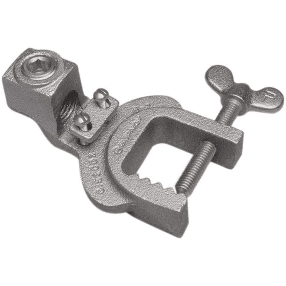 Burndy - Grounding Clamps; Clamp Type: Grounding Clamp ; Compatible Wire Size (AWG): 6-2 ; Overall Length (Inch): 4.62 ; Overall Length (Decimal Inch): 4.62 ; Material: Copper Alloy ; Standards Met: EU RoHS Indicator; RoHS CM Compliant; UL 467; UL Listed - Exact Tool & Supply