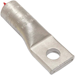 Burndy - Ring Terminals; Terminal Type: Rectangle ; Insulation Type: NonInsulated ; Connection Type: Compression ; Compatible Wire Size (kcmil): 250 ; Stud Size (Inch): 1/2 ; Color: Red - Exact Tool & Supply