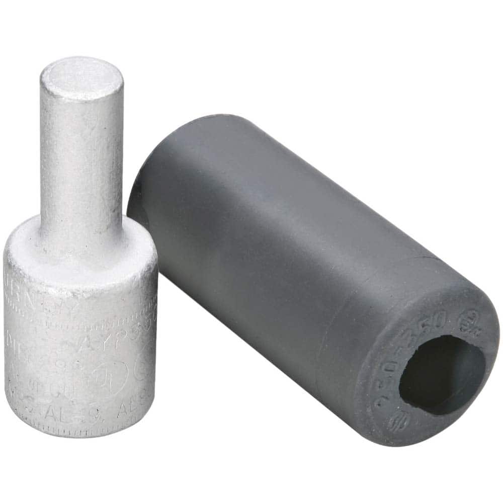 Burndy - Compression Pin Adapters; Plug Diameter (Inch): 0.6800 ; Material Type: Aluminum ; Contact Plating: Tin ; Rating: 35 kV; CSA Certified; RoHS Compliant; UL 486A-486B - Exact Tool & Supply