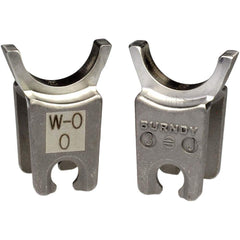 Burndy - Crimper Dies; Tool Type: W-Die ; Size: 1/8" ; Color: Green ; For Use With: MD6; MD7 Mechanical; Y500CTHS Hydraulic; PAT600 and PATMD Battery Actuated Crimpers - Exact Tool & Supply