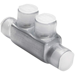 Burndy - Butt Splice Terminals; Insulation Type: Insulated ; Insulation Material: Plastisol ; Connection Type: Lug ; Compatible Wire Size (AWG): 6 ; Compatible Wire Size (kcmil): 500 ; Color: Clear - Exact Tool & Supply
