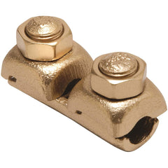 Burndy - Mechanical Connectors; Wire Size Range: 4-1 ; Material Type: Copper ; Insulated: NonInsulated ; Rating: UL Listed ; Additional Information: Subbrand: QIKLINK?; Dimension: 1-15/16 in L x 11/16 in W x 1-1/16 in H; Recommended Tightening Torque: 15 - Exact Tool & Supply