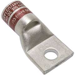 Burndy - Ring Terminals; Terminal Type: Rectangle ; Insulation Type: NonInsulated ; Connection Type: Compression ; Compatible Wire Size (kcmil): 500 ; Stud Size (Inch): 1/2 ; Color: Brown - Exact Tool & Supply