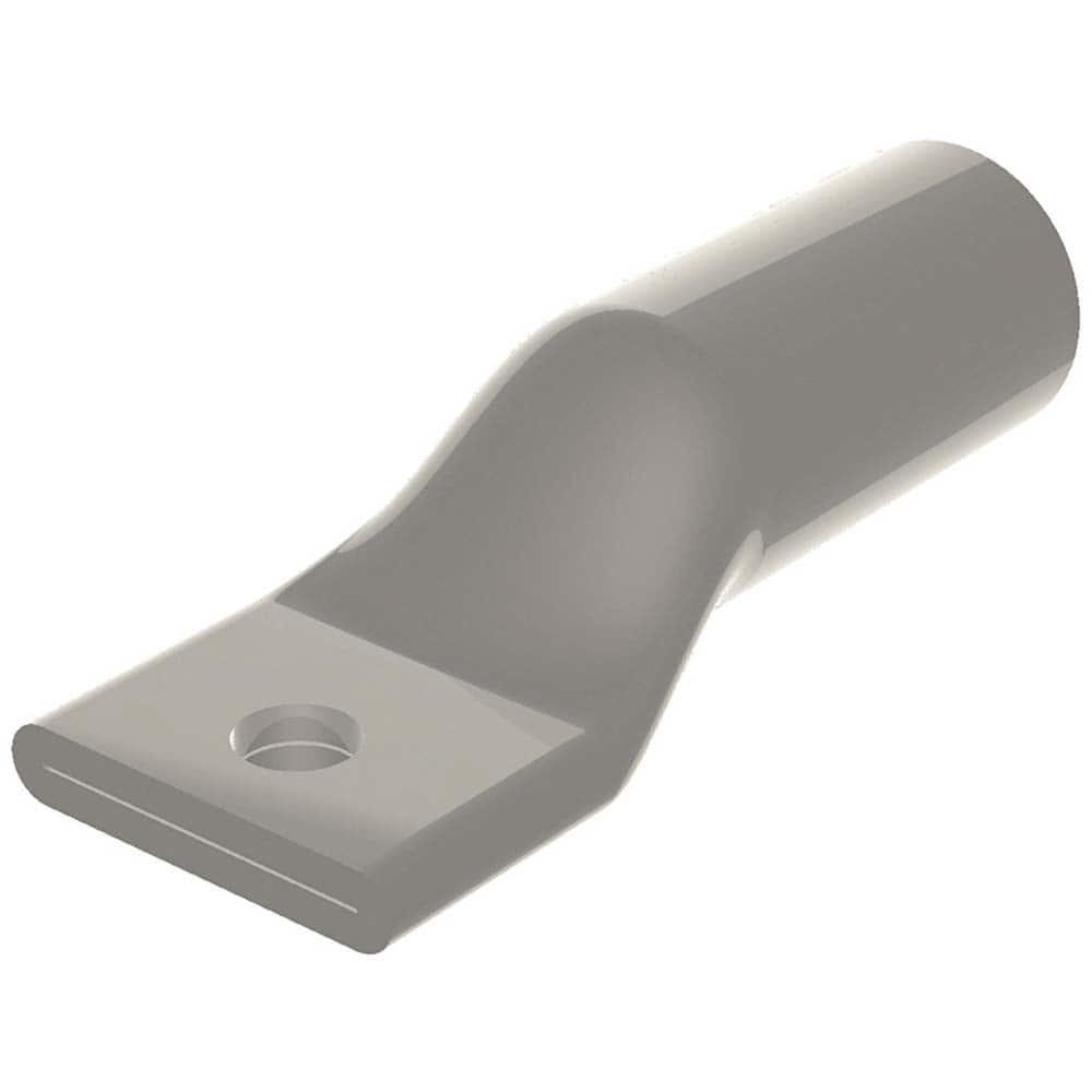 Burndy - Ring Terminals; Terminal Type: Rectangle ; Insulation Type: NonInsulated ; Connection Type: Compression ; Compatible Wire Size (AWG): 2/0 ; Stud Size (Inch): 3/8 ; Color: Olive - Exact Tool & Supply