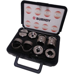 Burndy - Crimper Dies; Tool Type: U-Die Kit ; Size: 14" x 10.5" x 7.75" ; Color: Multi-Color ; For Use With: Y35; Y750; PAT750; Y46 and PAT46 with PUADP1 Adapter - Exact Tool & Supply