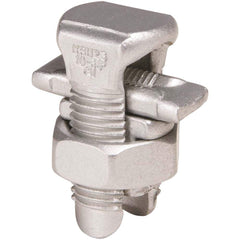 Burndy - Split Bolt Connectors; Connector Material: Copper ; Maximum Compatible Wire Size (AWG): 2 (Strand) ; Minimum Compatible Wire Size (AWG): 8 (Strand) ; Pressure Bar Material: Copper Alloy ; Compatible Wire Type: Aluminum; Copper ; Head Width (Deci - Exact Tool & Supply