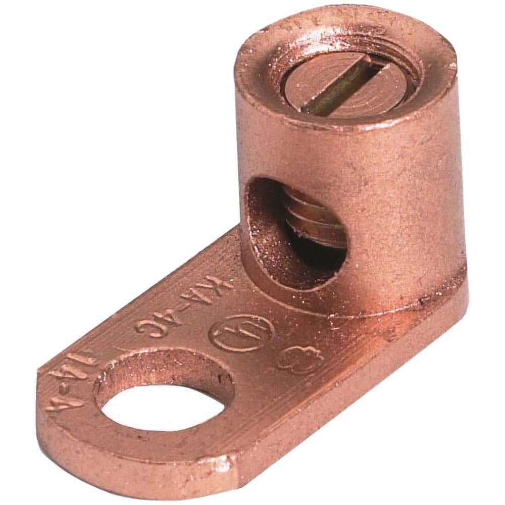 Burndy - Grounding Clamps; Clamp Type: Grounding Clamp ; Compatible Wire Size (AWG): 14-4 ; Overall Length (Inch): 1.13 ; Overall Length (Decimal Inch): 1.13 ; Material: Copper Alloy ; Standards Met: UL 467; UL Listed Direct Burial; RoHS CM Compliant; EU - Exact Tool & Supply