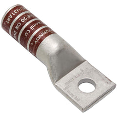 Burndy - Ring Terminals; Terminal Type: Rectangle ; Insulation Type: NonInsulated ; Connection Type: Compression ; Compatible Wire Size (kcmil): 500 ; Stud Size (Inch): 1/2 ; Color: Brown - Exact Tool & Supply