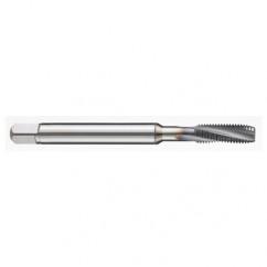 4-40 2BX 3-Flute PM Cobalt Semi-Bottoming 10 degree Spiral Flute Tap-TiAlN - Exact Tool & Supply