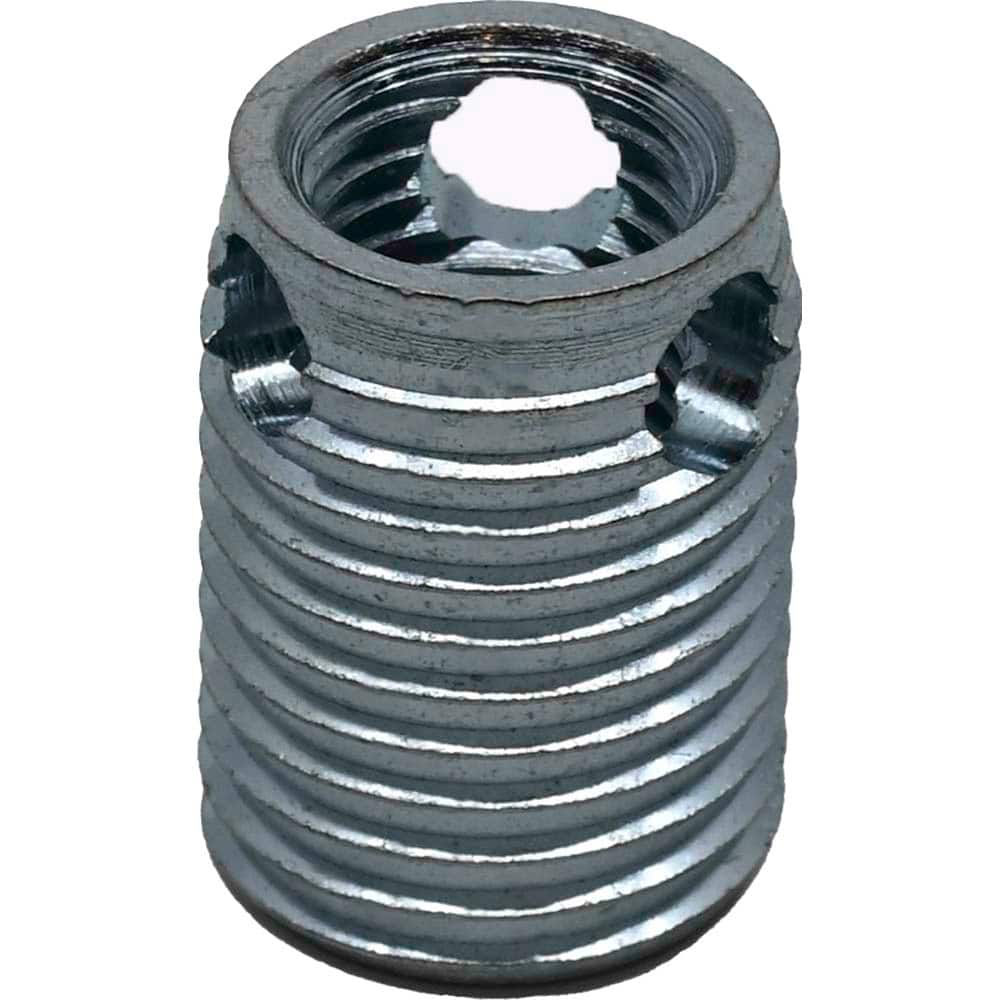 Rockmount Research and Alloys - 1/2-20 Internal, M18x1.50 External, UNF, 15/16" Insert Length, Self-Lock Standard Wall Thread-Locking Insert - Exact Tool & Supply