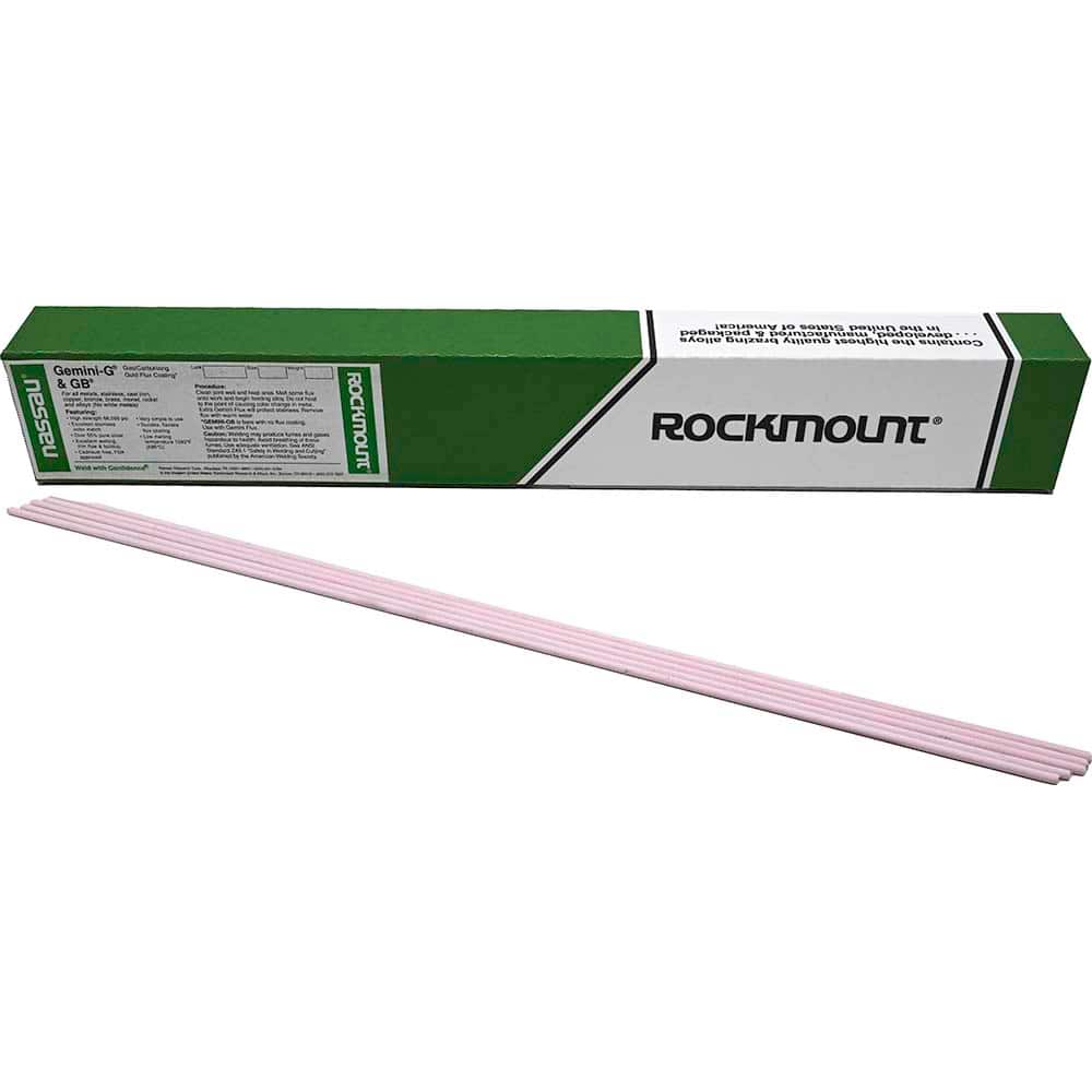 Rockmount Research and Alloys - 1/16" Diam x 18" Long Gemini G TIG Welding & Brazing Rod - Exact Tool & Supply