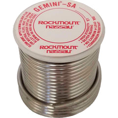 Rockmount Research and Alloys - Gemini SA 1/8" Diam High Strength Low Temp Acid Flux Core Solder - Exact Tool & Supply