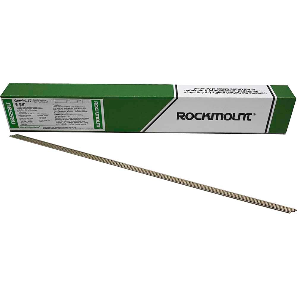Rockmount Research and Alloys - 1/16" Diam x 18" Long Gemini GB TIG Welding & Brazing Rod - Exact Tool & Supply