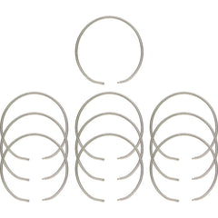 Key Systems - Key Control; Type: Key Ring ; Number of Keys: 0 ; Color: Silver ; Height (Inch): 5/32 ; Width (Inch): 4 ; Depth (Inch): 5/32 - Exact Tool & Supply