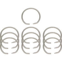 Key Systems - Key Control; Type: Key Ring ; Number of Keys: 0 ; Color: Silver ; Height (Inch): 5/32 ; Width (Inch): 2 ; Depth (Inch): 5/32 - Exact Tool & Supply