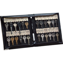 Key Systems - Key Control; Type: Key Case ; Number of Keys: 0 ; Color: Black ; Height (Inch): 8-3/4 ; Width (Inch): 7-1/4 ; Depth (Inch): 1-1/4 - Exact Tool & Supply