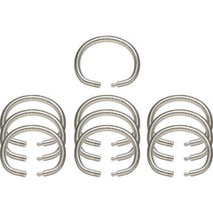 Key Systems - Key Control; Type: Key Ring ; Number of Keys: 0 ; Color: Silver ; Height (Inch): 5/32 ; Width (Inch): 1 ; Depth (Inch): 5/32 - Exact Tool & Supply