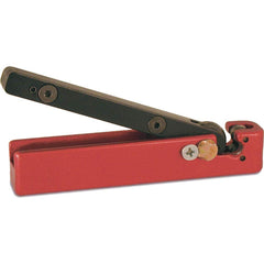 Key Systems - Key Control; Type: Ring Cutter ; Number of Keys: 0 ; Color: Red ; Height (Inch): 1 ; Width (Inch): 4-1/2 ; Depth (Inch): 1 - Exact Tool & Supply