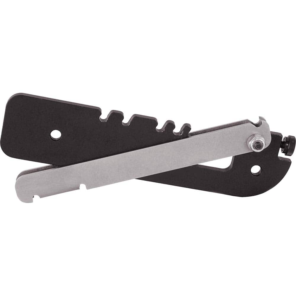 Key Systems - Key Control; Type: Ring Closer Tool ; Number of Keys: 0 ; Color: Black ; Height (Inch): 6 ; Width (Inch): 4 ; Depth (Inch): 1/2 - Exact Tool & Supply