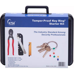Key Systems - Key Control; Type: Key Ring Starter Kit ; Number of Keys: 0 ; Color: Black ; Height (Inch): 12 ; Width (Inch): 16 ; Depth (Inch): 4 - Exact Tool & Supply