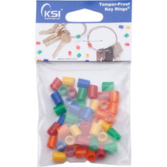Key Systems - Key Control; Type: Color Tag ; Number of Keys: 0 ; Color: Assorted ; Height (Inch): 1/4 ; Width (Inch): 1/4 ; Depth (Inch): 1/4 - Exact Tool & Supply