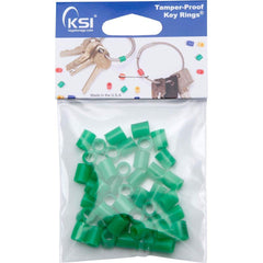 Key Systems - Key Control; Type: Color Tag ; Number of Keys: 0 ; Color: Green ; Height (Inch): 1/4 ; Width (Inch): 1/4 ; Depth (Inch): 1/4 - Exact Tool & Supply