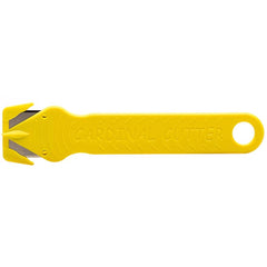 Cardinal Safety Co. - Utility Knives, Snap Blades & Box Cutters; Type: Safety Cutter ; Blade Type: Recessed/Concealed Fixed Blade ; Number of Blades Included: 2 ; Handle Material: Glass-Filled Nylon ; Color: Yellow ; Blade Length (Decimal Inch): 0.9100 - Exact Tool & Supply