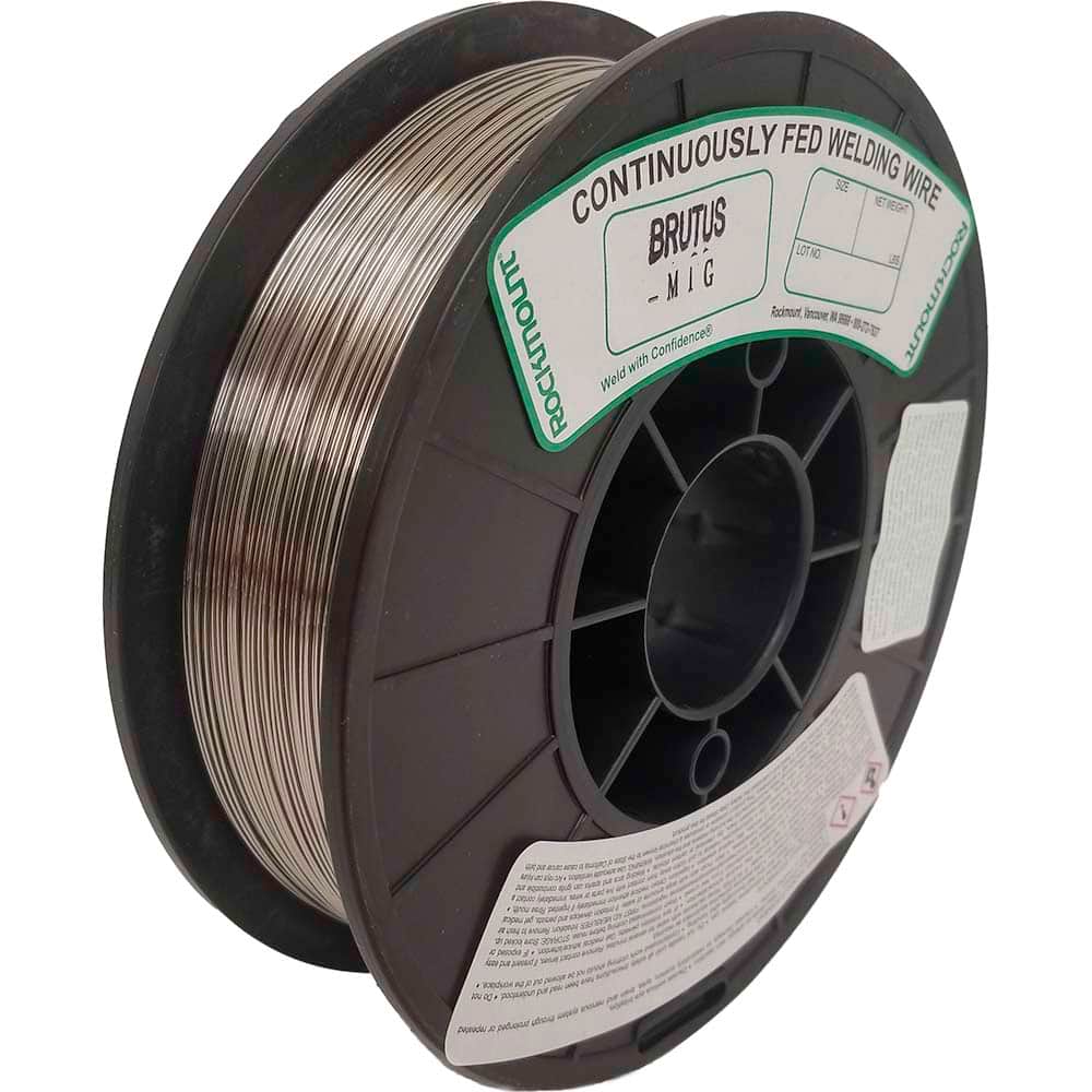 Rockmount Research and Alloys - 10 Lb 0.045mm High-Nickel Chromium Alloy Brutus MIG Welding Wire - Exact Tool & Supply