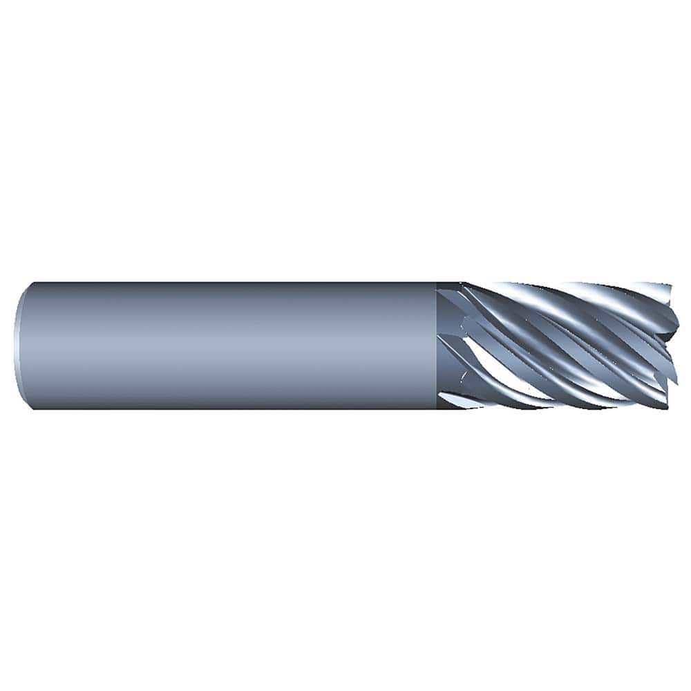 Eliminator - Square End Mills; Mill Diameter (Inch): 3/8 ; Mill Diameter (Decimal Inch): 0.3750 ; Number of Flutes: 7 ; Length of Cut (Inch): 5/8 ; Material: Solid Carbide ; Finish/Coating: AlCrN - Exact Tool & Supply