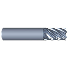 Eliminator - Square End Mills; Mill Diameter (Inch): 3/8 ; Mill Diameter (Decimal Inch): 0.3750 ; Number of Flutes: 7 ; Length of Cut (Inch): 5/8 ; Material: Solid Carbide ; Finish/Coating: AlCrN - Exact Tool & Supply