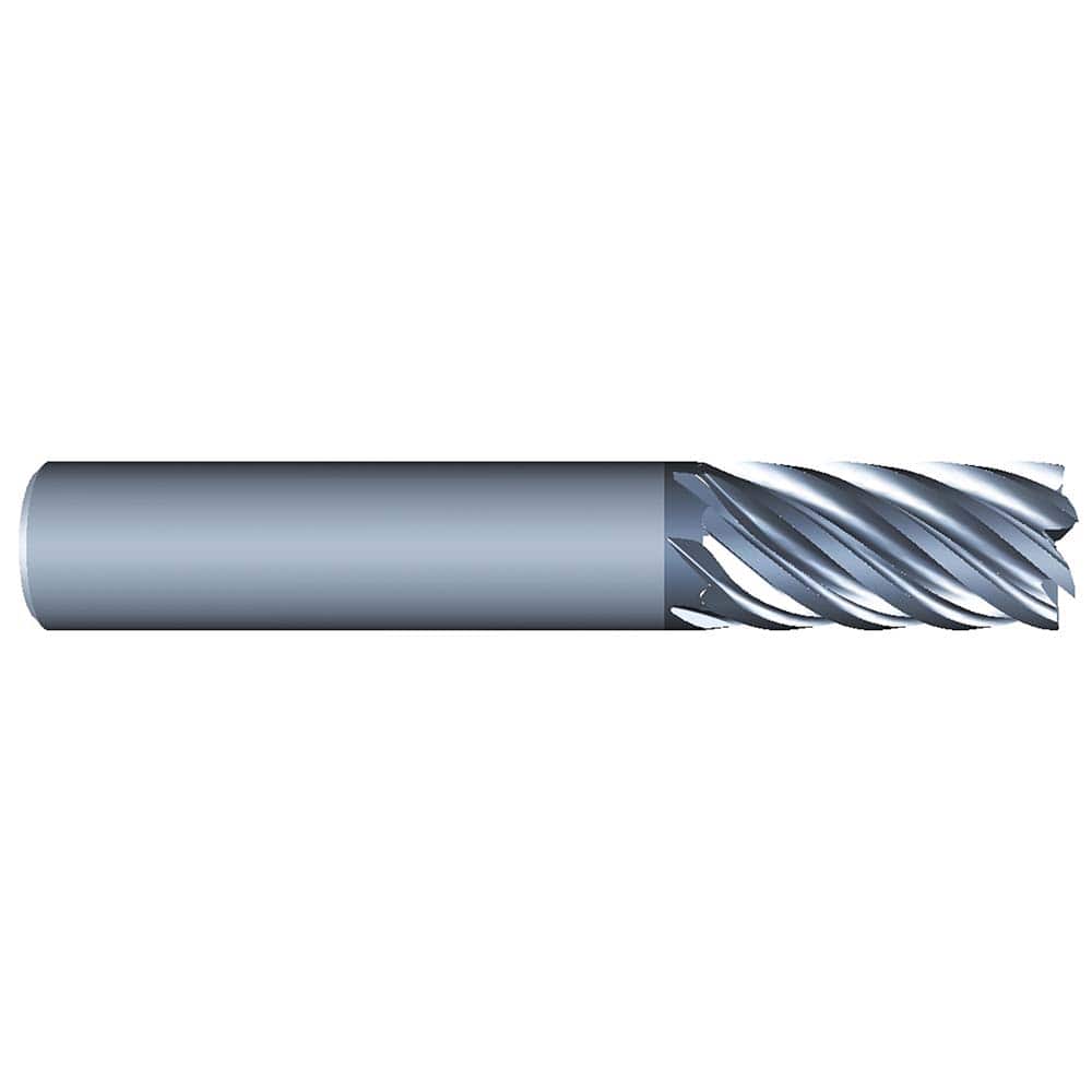 Eliminator - Square End Mills; Mill Diameter (Inch): 1/2 ; Mill Diameter (Decimal Inch): 0.5000 ; Number of Flutes: 7 ; Length of Cut (Inch): 1 ; Material: Solid Carbide ; Finish/Coating: AlCrN - Exact Tool & Supply