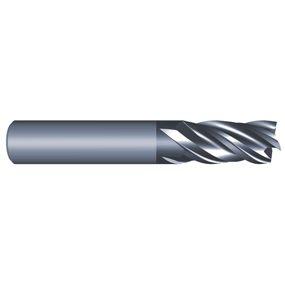 Eliminator - Corner Radius & Corner Chamfer End Mills; Mill Diameter (Inch): 7/16 ; Mill Diameter (Decimal Inch): 0.4375 ; End Type: Corner Radius ; Corner Radius (Decimal Inch): 0.0600 ; Number of Flutes: 4 ; Material: Solid Carbide - Exact Tool & Supply