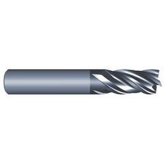 Eliminator - Corner Radius & Corner Chamfer End Mills; Mill Diameter (Inch): 7/16 ; Mill Diameter (Decimal Inch): 0.4375 ; End Type: Corner Radius ; Corner Radius (Decimal Inch): 0.0600 ; Number of Flutes: 4 ; Material: Solid Carbide - Exact Tool & Supply