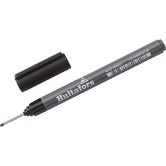 Hultafors - Markers & Paintsticks; Type: Inkhole ; Color: Black ; Ink Type: Liquid Ink ; Tip Type: Felt - Exact Tool & Supply