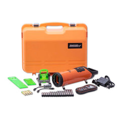 Hultafors - Laser Levels; Level Type: Self Leveling Pipe Laser ; Maximum Measuring Range (Feet): 2000 ; Number of Beams: 1 ; Beam Color: Green ; Accuracy: 1/16" @ 100' ; Battery Type: Lithium-Ion - Exact Tool & Supply