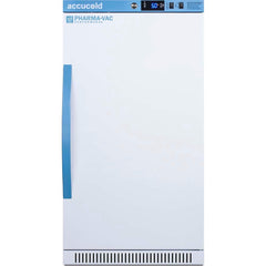 Accucold - Laboratory Refrigerators and Freezers; Type: Pharmacy, Medical-Laboratory Refrigerator ; Volume Capacity: 3 Cu. Ft. ; Minimum Temperature (C): 2.00 ; Maximum Temperature (C): 8.00 ; Width (Inch): 19.75 ; Depth (Inch): 22.63 - Exact Tool & Supply