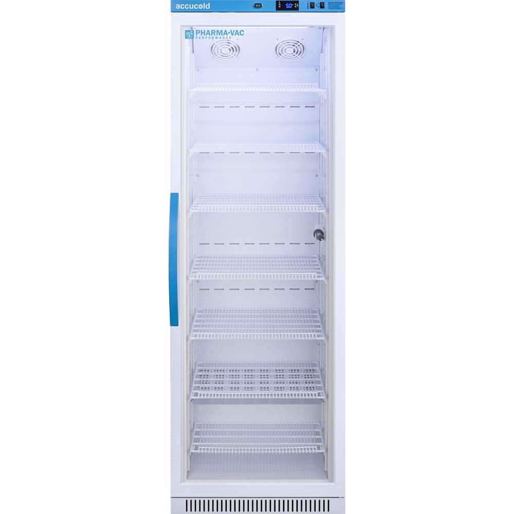 Accucold - Laboratory Refrigerators and Freezers; Type: Pharmacy, Medical-Laboratory Refrigerator ; Volume Capacity: 15 Cu. Ft. ; Minimum Temperature (C): 2.00 ; Maximum Temperature (C): 8.00 ; Width (Inch): 23.38 ; Depth (Inch): 24.38 - Exact Tool & Supply