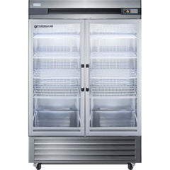 Accucold - Laboratory Refrigerators and Freezers; Type: Pharmacy, Medical-Laboratory Refrigerator ; Volume Capacity: 49 Cu. Ft. ; Minimum Temperature (C): 2.00 ; Maximum Temperature (C): 8.00 ; Width (Inch): 55.25 ; Depth (Inch): 31.0 - Exact Tool & Supply