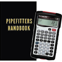 Industrial Press - Reference Manuals & Books; Applications: Piping; Plumbing ; Subcategory: Plumbing; Construction Reference; Piping ; Publication Type: Mixed Media Package ; Author: Forrest Lindsey ; Book Title: Pipefitters Handbook, 3E & Pipe Trades Pr - Exact Tool & Supply